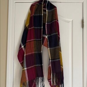 Multicolor Plaid Scarf